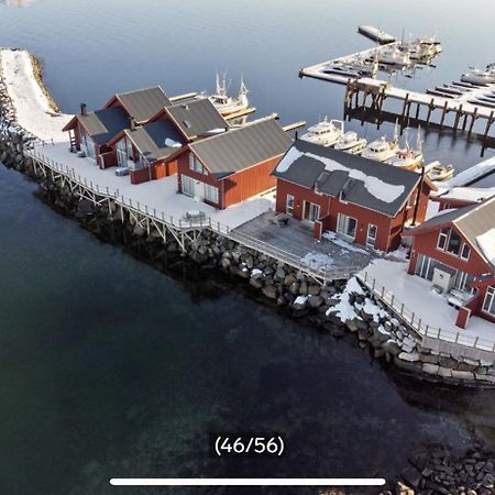 Nappstraumen Seafront Cabin, Lilleeid 68 Gravdal  エクステリア 写真